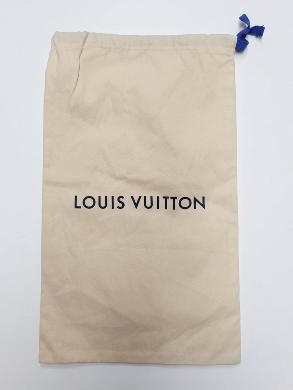 Authentic Louis Vuitton LV 19x12 Cloth Dustbag Duster Case Shoes Small Purse
